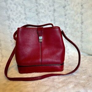 Red Leather Brighton purse and crossbody